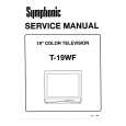 SYMPHONIC T-19WF Service Manual