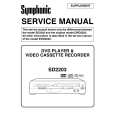 SYMPHONIC SD2203 Service Manual