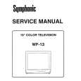 SYMPHONIC WF-13 Service Manual