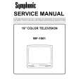 SYMPHONIC WF-1901 Service Manual