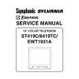 SYMPHONIC ST419C Service Manual
