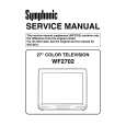 SYMPHONIC WF2702 Service Manual