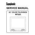 SYMPHONIC WF203 Service Manual
